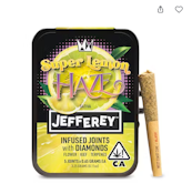 WCC Jefferey Super Lemon Haze infused preroll pack 3.25g