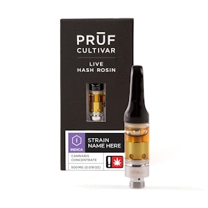 Pruf Cultivars - GMO, Live Rosin, 0.5g