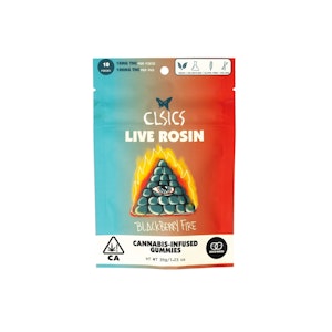 CLSICS - CLSICS BlackBerry Fire Live Rosin Gummies 100mg