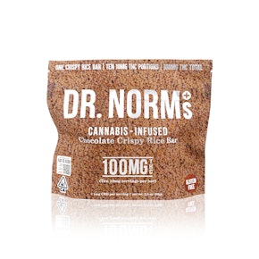 DR. NORM'S - Edible - Chocolate Rice Krispy Treat - 100MG