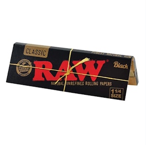 RAW - RAW Black 1 1/4 Rolling Papers 