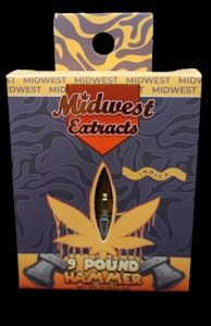 MIDWEST EXTRACTS - Midwest Extracts 9lb Hammer 1G Cart