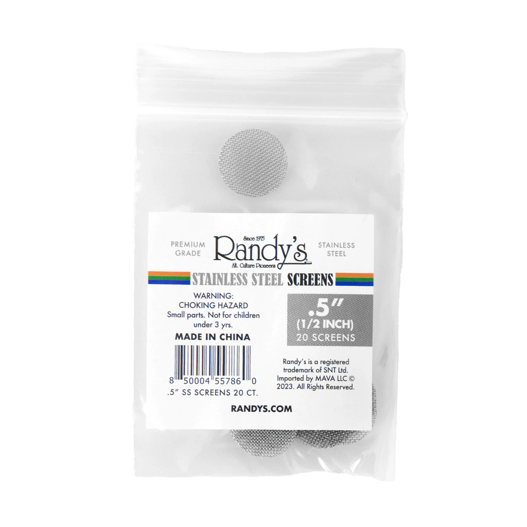 RANDY'S - 0.5" PIPE SCREENS (20PK) - RANDYS Main Image