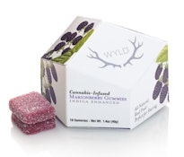 ON SALE - WYLD Marionberry Indica Enhanced 10PK Gummies   (3 FOR $40)