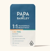 ON SALE PAPA BARKLEY Releaf Patch 1:1 CBD:THC 30mg