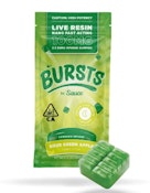 BURSTS SOUR GREEN APPLE 100MG 2PK GUMMY