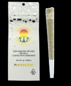 ON SALE CREME DE CANNA-PLATINUM KUSH DIAMOND INFUSED PREROLL 1G ((2 FOR $10)