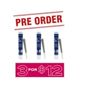* GET 3x WAVE RIDER PREROLLS $12--SIMPLY PRE-ORDER 2-5HRS IN ADVANCE-MIX N MATCH--- CANNOT COMBINE WITH % DISCOUNTS