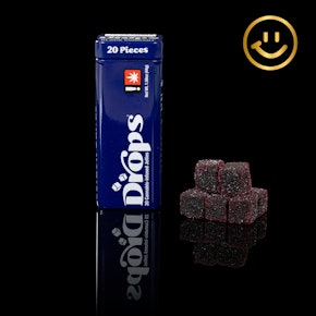 Drops | Black Currant 1:1:1 THC/CBD/CBN Gummies | 20pcs