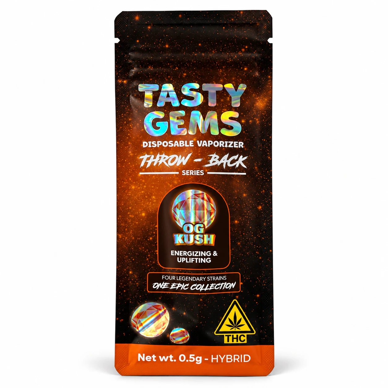 Tasty Gems - Tasty Gems- OG Kush Vape- .5g (Hybrid) Main Image