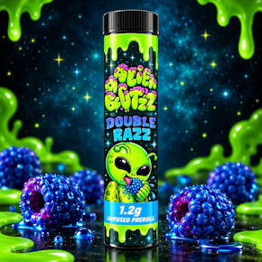Alien Brainz - 1.2G Infused Double Razz Pre-Roll