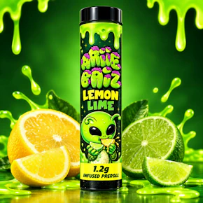 Alien Brainz - 1.2G Infused Lemon Lime Pre-Roll