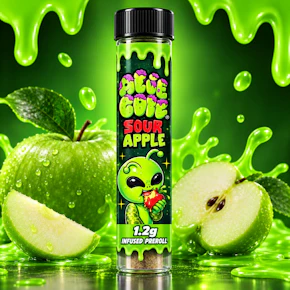 Alien Brainz - 1.2G Infused Sour Apple Pre-Roll