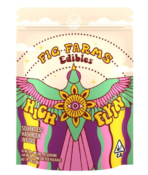 Fig Farms - HIGH FLYIN - SOUR BLUE RAZZ 100MG - FIG FARMS Main Image