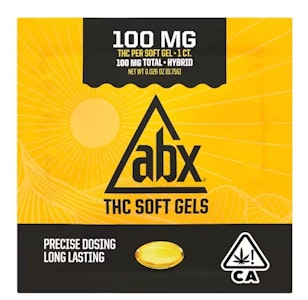 ABSOLUTE EXTRACTS - [ABX] THC Soft Gels - 100mg -  Single Count (H)