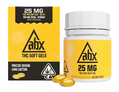 Absolute Extracts - [ABX] THC Soft Gels - 25mg - 30ct (H)