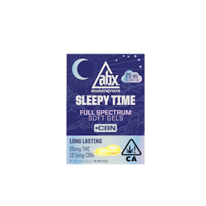 ABX - ABX - 25mg 30pk - Sleepy Time Solventless Gel Caps