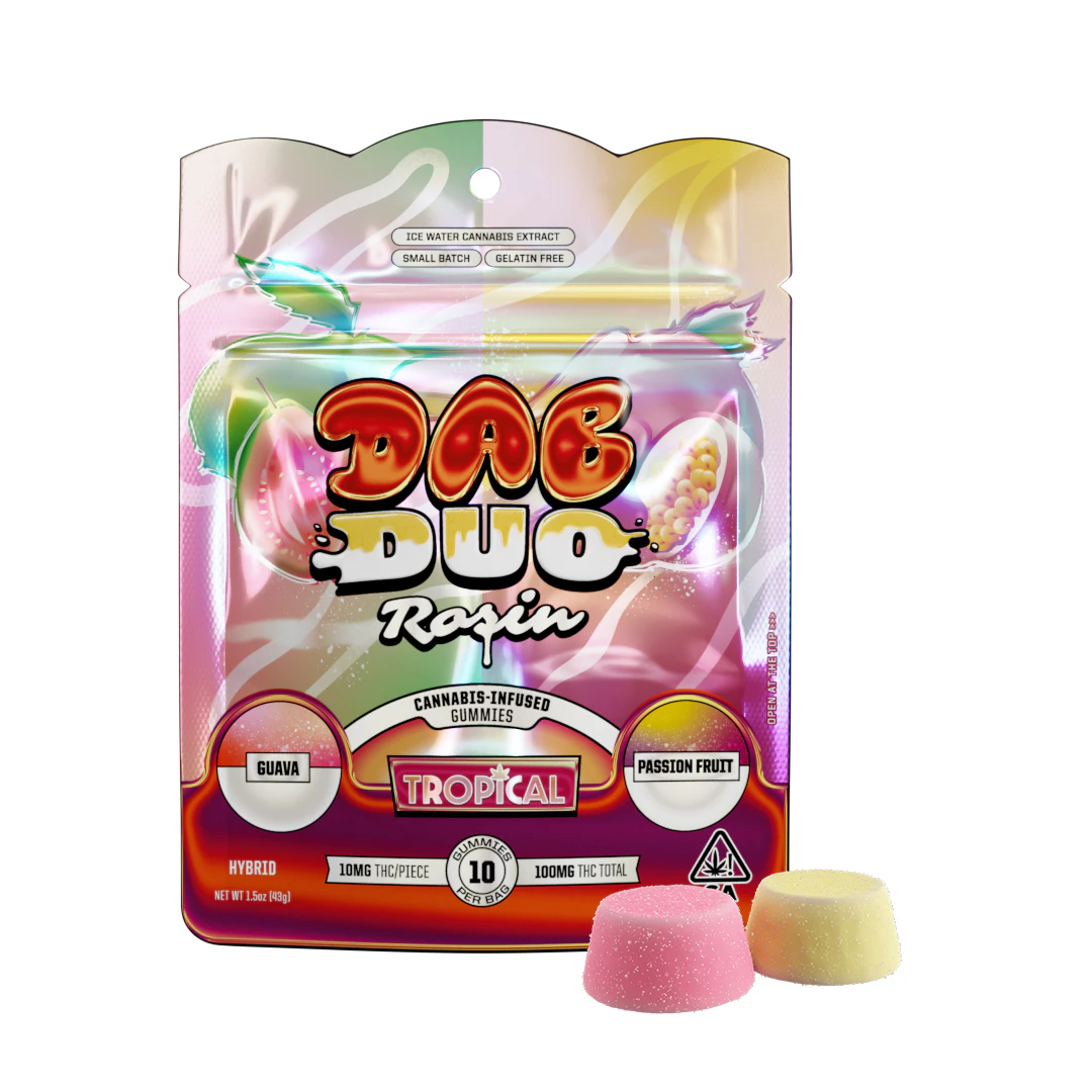 ABX - ABX - 100mg Dab Duos Rosin Gummies - Tropical Main Image