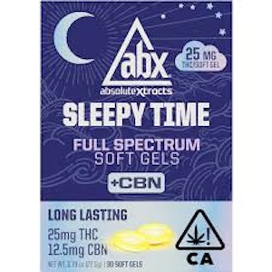 ABX - ABX | 25MG SLEEPY TIME 2:1 THC/CBN - 30PK | CAPSULE