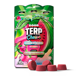 ABX - ABX - 100mg Terp Chews - 20ct - Sour Watermelon