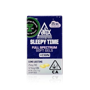 ABX - Capsules - Sleepy Time - Soft Gels 25MG - 10-Pack - 250MG