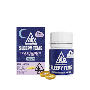 ABSOLUTE XTRACTS - Sleepytime (THC/CBN) Softgels - 50mg (10 capsules) - ABX