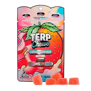 ABSOLUTE XTRACTS - ABX - Terp Chews - Strawberry Haze Gummies (100mg)
