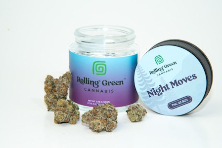 Rolling Green Cannabis - Rolling Green Cannabis - Night Moves - 3.5g - Flower