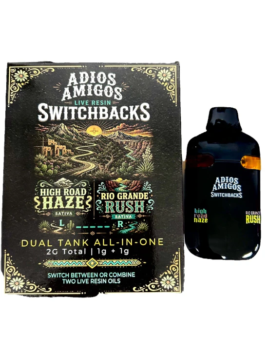 All Ways - High Road Haze x Rio Grande Rush (2G) | Live Resin Disposable Vape | Sativa Main Image