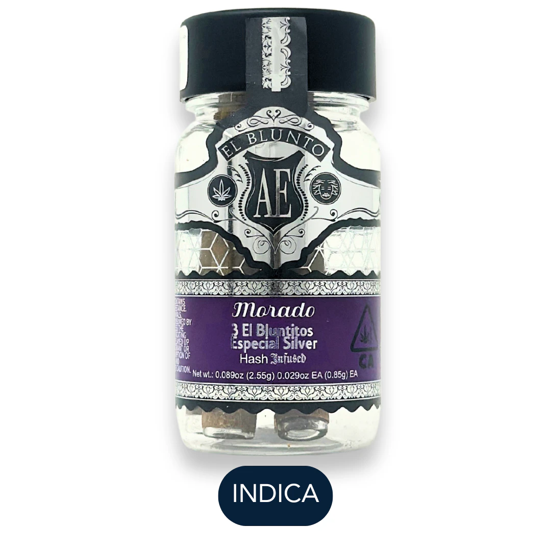 Albert Einstone's - El Blunto - Especial Silver - Morado - Hash Infused Blunt - 3pk - 2.55g Main Image