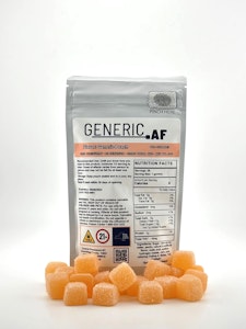 GENERIC AF - Generic AF - Peach Gummies - 100mg