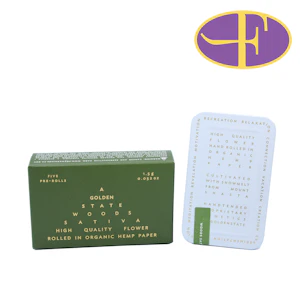 A GOLDEN STATE - Woods Pre-Roll Pack (5pk)