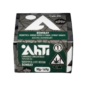 AHTI HASH - 90U-149U WHIPPED ROSIN - BOMBAY 1G - AHTI HASH
