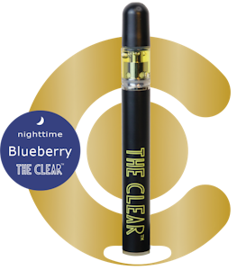 CLEAR - CLEAR - BLUEBERRY 0.35G DISPOSABLE VAPE