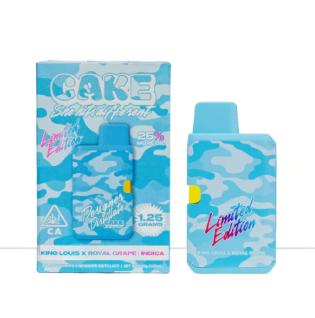 CAKE she hits different - CAKE SHE HITS DIFFERENT: *LIMITED EDITION* King Louis x Royal Grape 1.25g AIO (I) Main Image