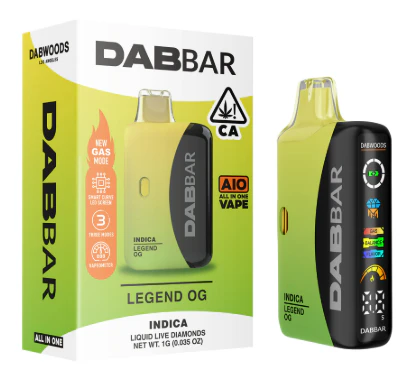 Dabwoods - DABWOODS: Legend OG 1g DabBar Liquid Live Diamonds AIO (I) Main Image