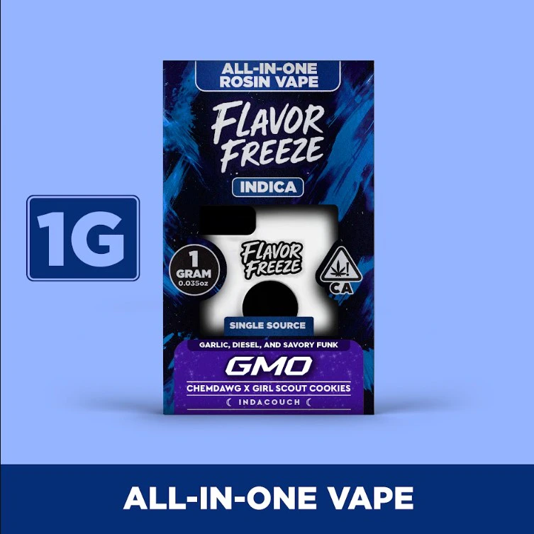Flavor Freeze - FLAVOR FREEZE: GMO Gelato 1g Live Rosin AIO (I) Main Image