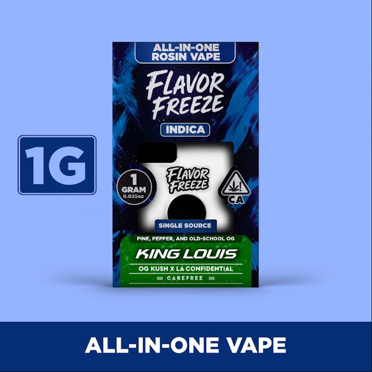 Flavor Freeze - FLAVOR FREEZE: King Louis 1g Live Rosin AIO (I) Main Image
