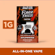 FLAVOR FREEZE: Skorange 1g Live Rosin AIO (S)