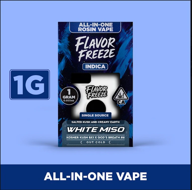 Flavor Freeze - FLAVOR FREEZE: White Miso 1g Live Rosin AIO (I) Main Image