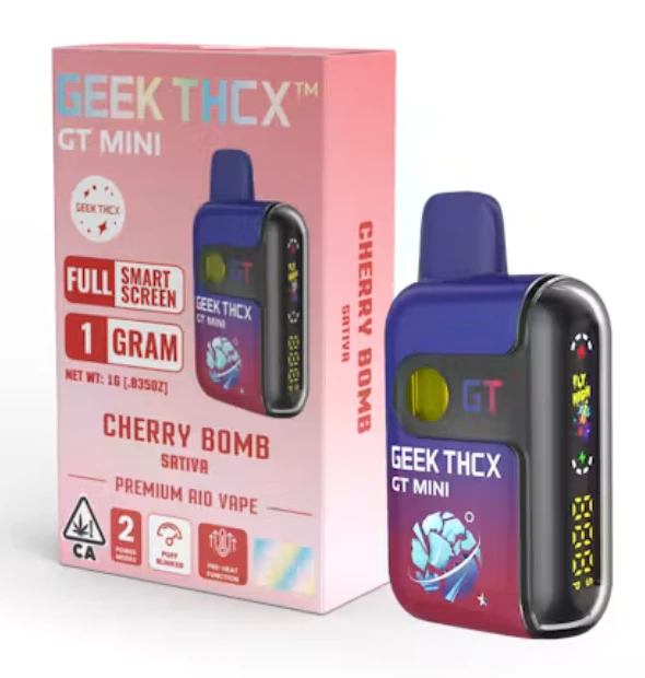 Geek Thcx - GEEK THCX: Cherry Bomb 1g GT Mini AIO (S) Main Image