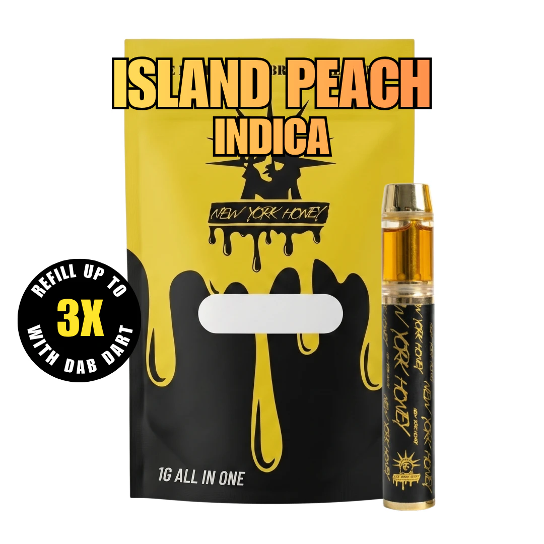 New York Honey - New York Honey - Island Peach - AIO Vape - 1g Main Image