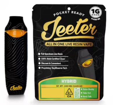 Jeeter - JEETER AIO: Honey Banana 1g Live Resin AIO (H) Main Image