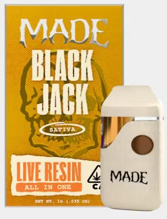 MADE - MADE: Black Jack Live Resin AIO (S) Main Image