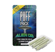 PUFF - Prerolls - Alien OG - 5PK - 2.5G