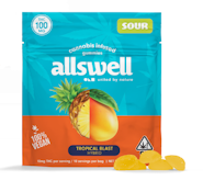 ALLSWELL - Edible - Tropical Blast - Sour - 10PK - 100MG