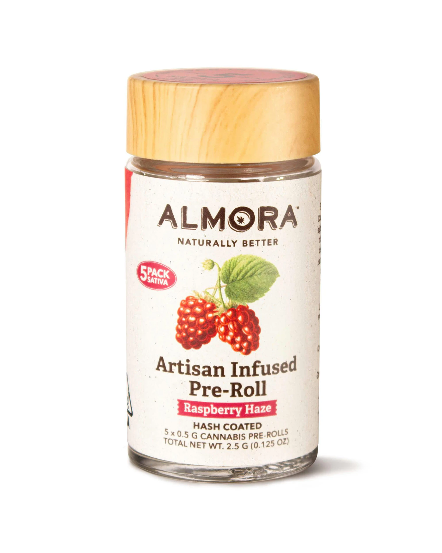 ALMORA FARMS - ALMORA | RASPBERRY HAZE - 5PK INFUSED | PREROLL | 2.5G Main Image