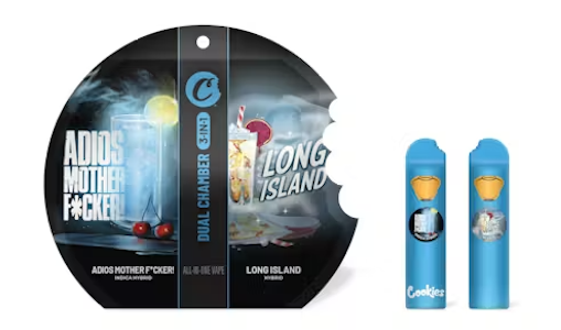 COOKIES - Dual Chamber Vape 3:1 | Adios Mother Fucker / Long Island (88.83% THC) | 1g