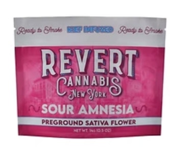 Revert - Revert- Sour Amnesia- 14g Kief Infused ground flower