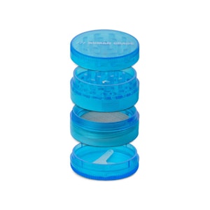 HUMAN GRADE - 4PC ASSORTED 50MM PLASTIC GRINDER - HUMAN GRADE